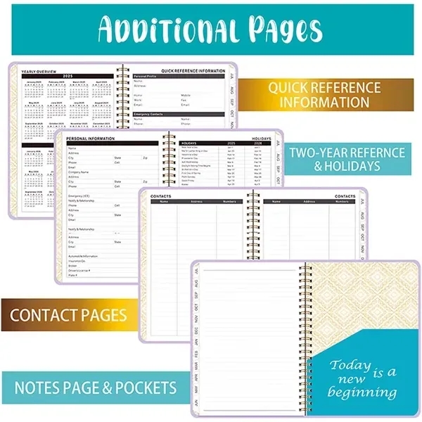 2025-2026 Planner - Monthly & Weekly Organizer 4