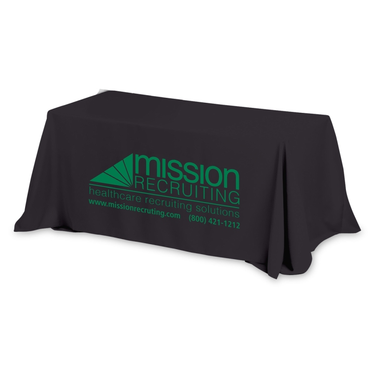 "Zenyatta Six" 4-Sided Throw Style Table Covers & Table Throws (PhotoImage Full Color) / Fits 6 ft T 4
