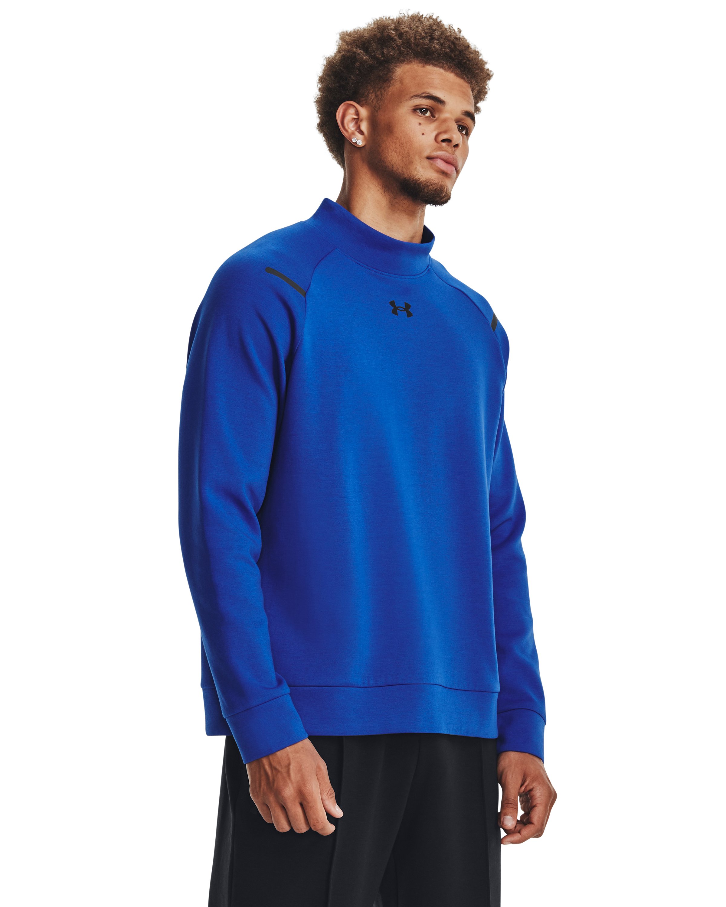 Men's UA Unstoppable Fleece Mock, custom hoodie or sweatshirt with logo imprint 5