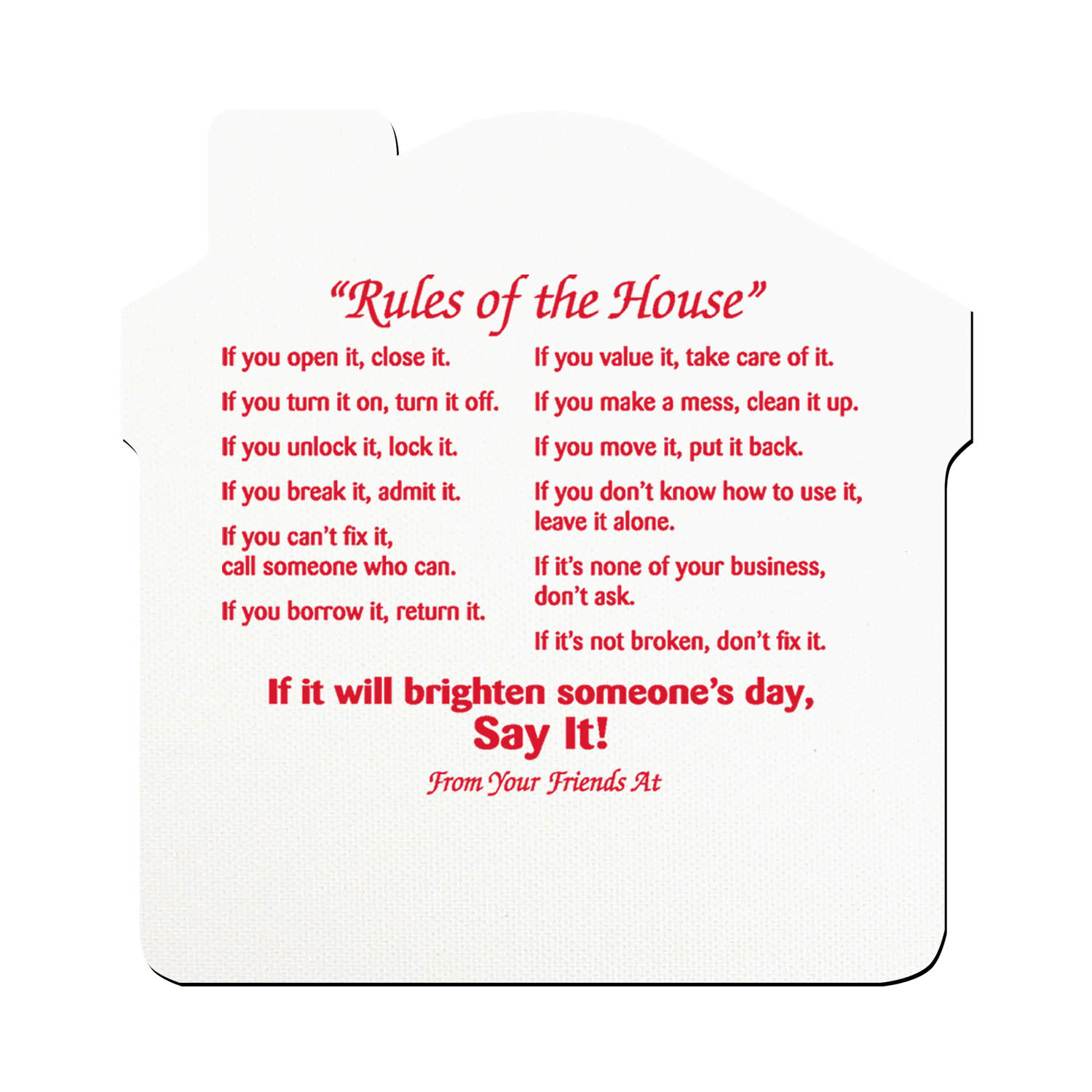 Rules of The House Jar Opener 11