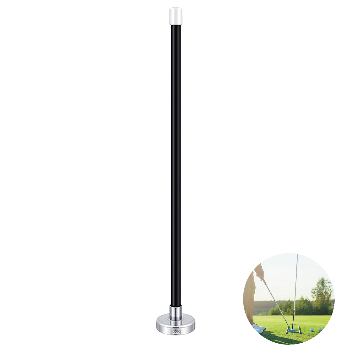 Magnetic Golf Alignment Rod Training Aid for Swing 2