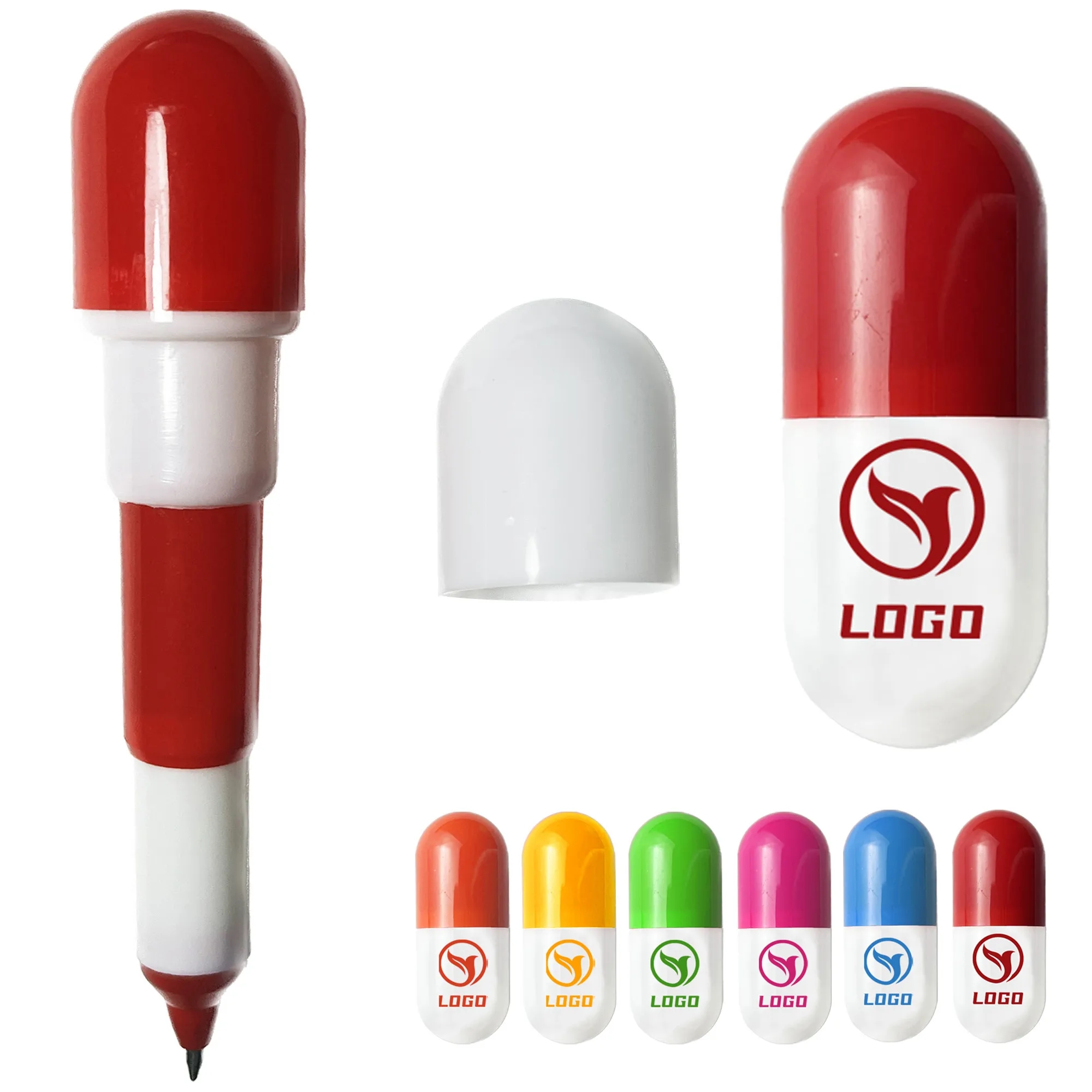 Retractable Capsule Ballpoint Pen 4