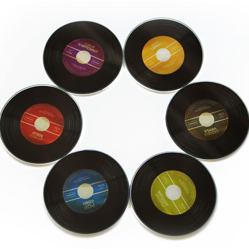 Creative Vinyl Record Heat Resistant Cup Coaster 4