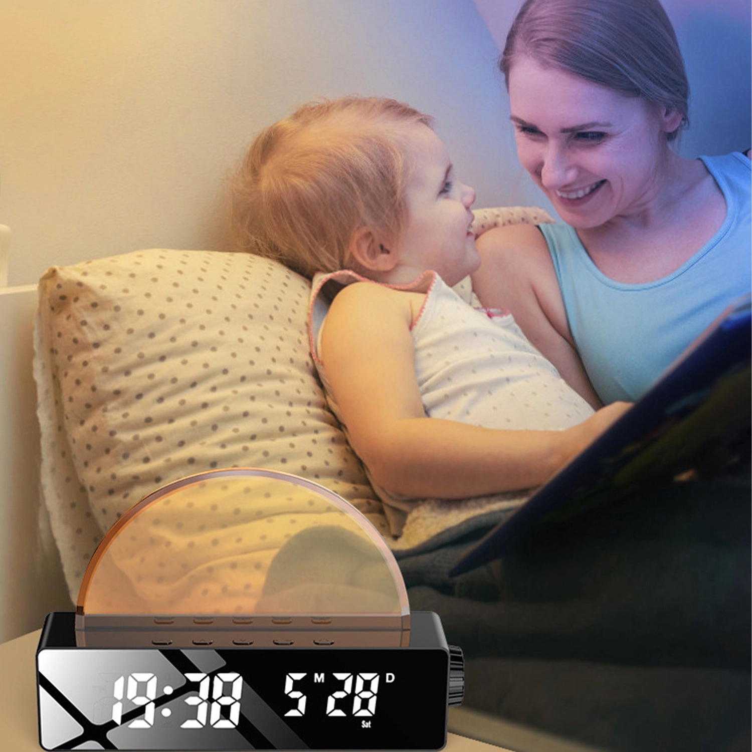 Led Sunrise Alarm Clock 5