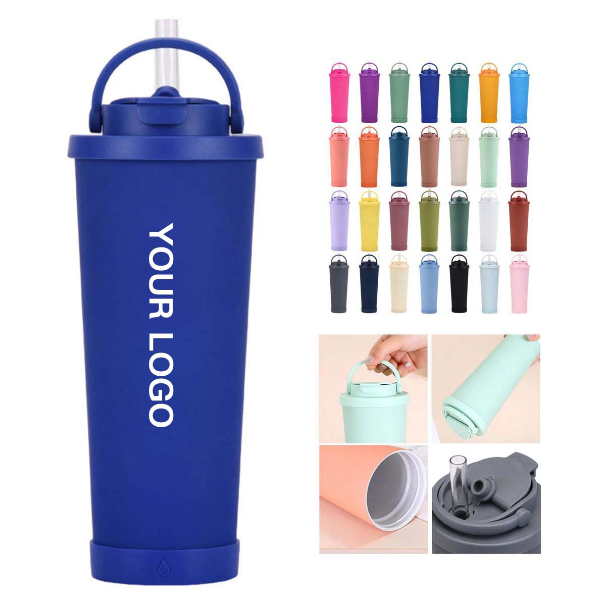 Vacuum Insulated Milk Tea Cup with Handle 45