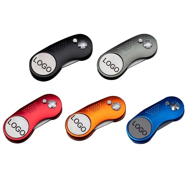 Metal Folding Golf Divot Repair Tool 7