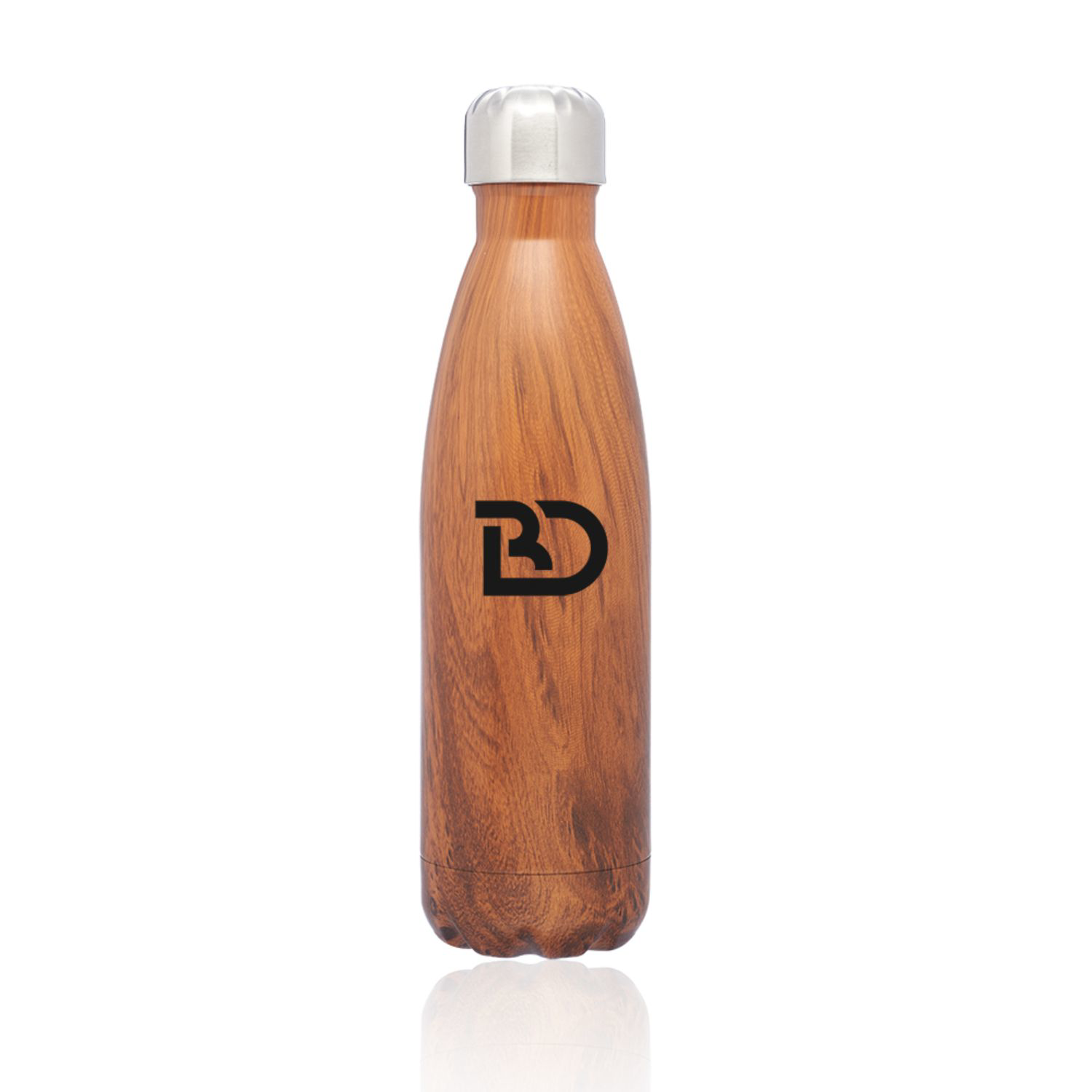 17 oz. BPA free Cola Shaped Wooden Sports Water Bottle, custom water bottle with logo imprint 5