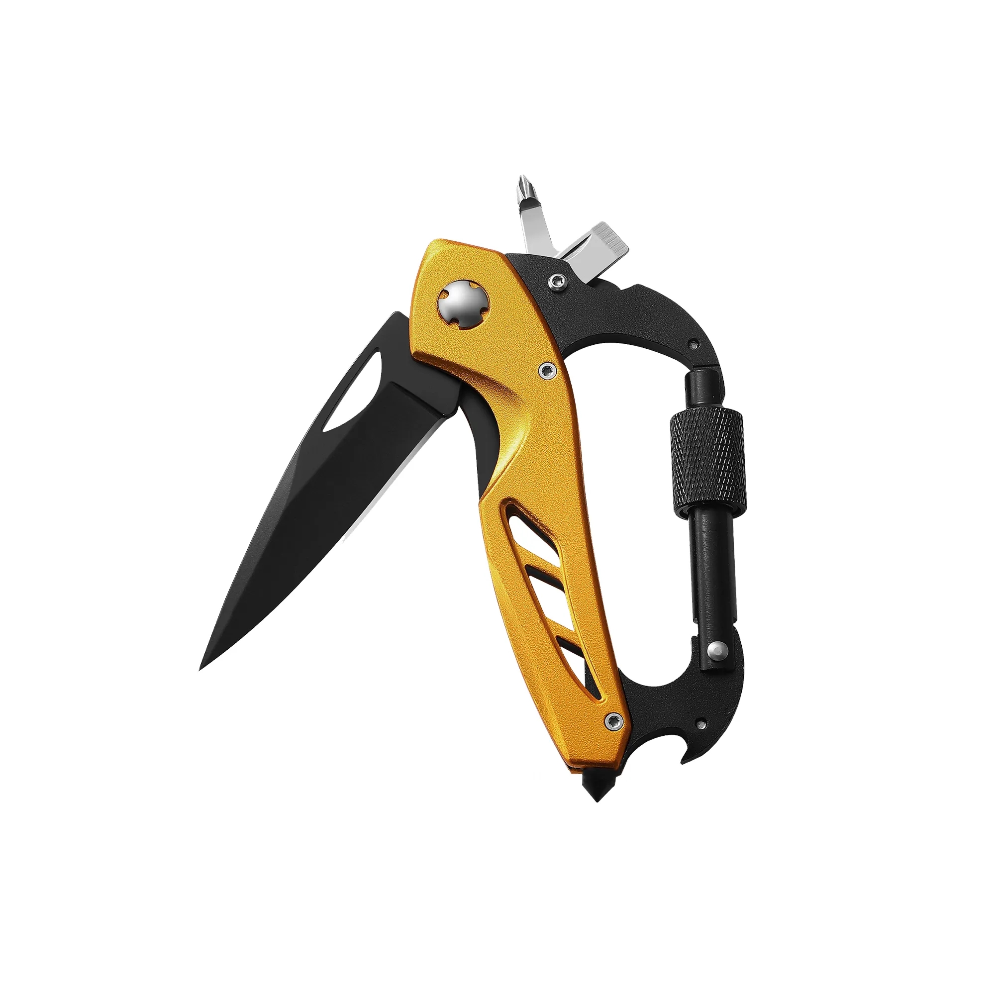 Multitool Carabiner with Pocket Knife 12