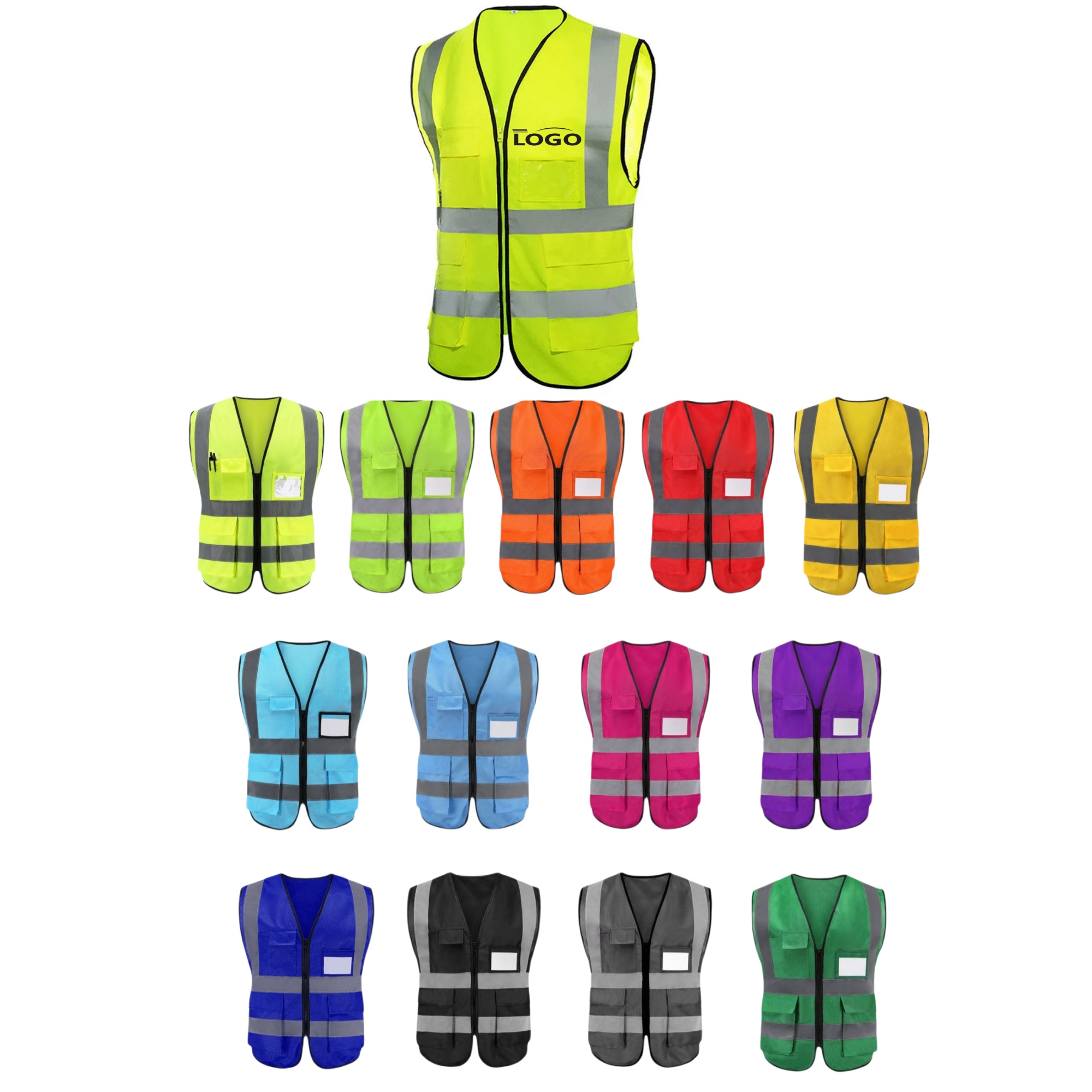 High Visibility Mesh Safety Reflective Vest 1