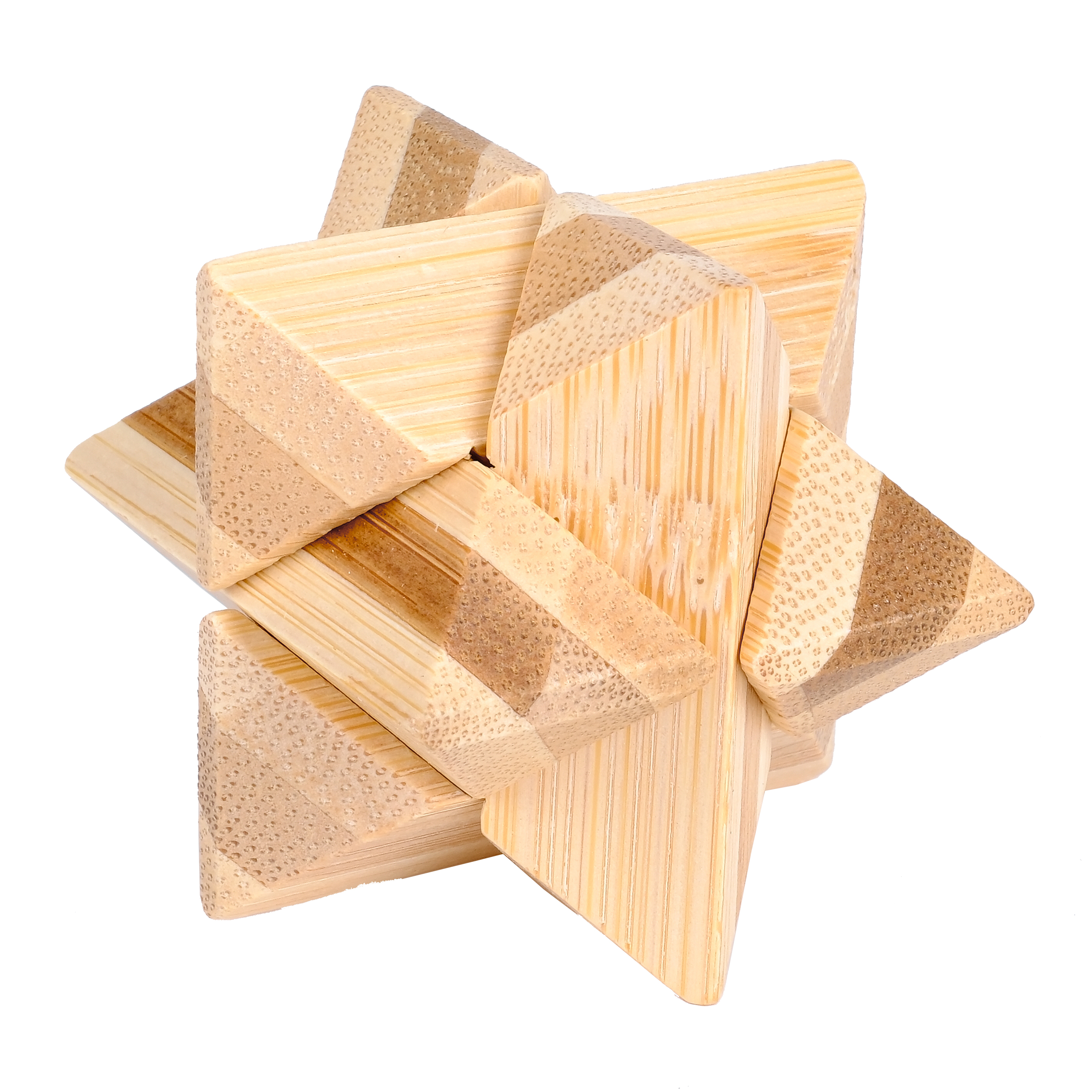 Bamboo Brainteaser Puzzle Set 10
