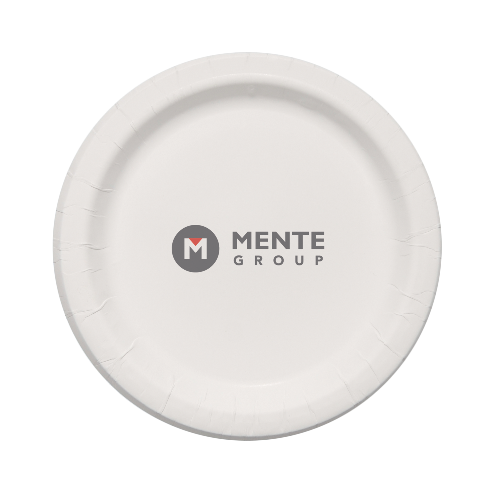 7.000" Plain Medium Weight Coated Paper Plate Round White Tradition Print 10