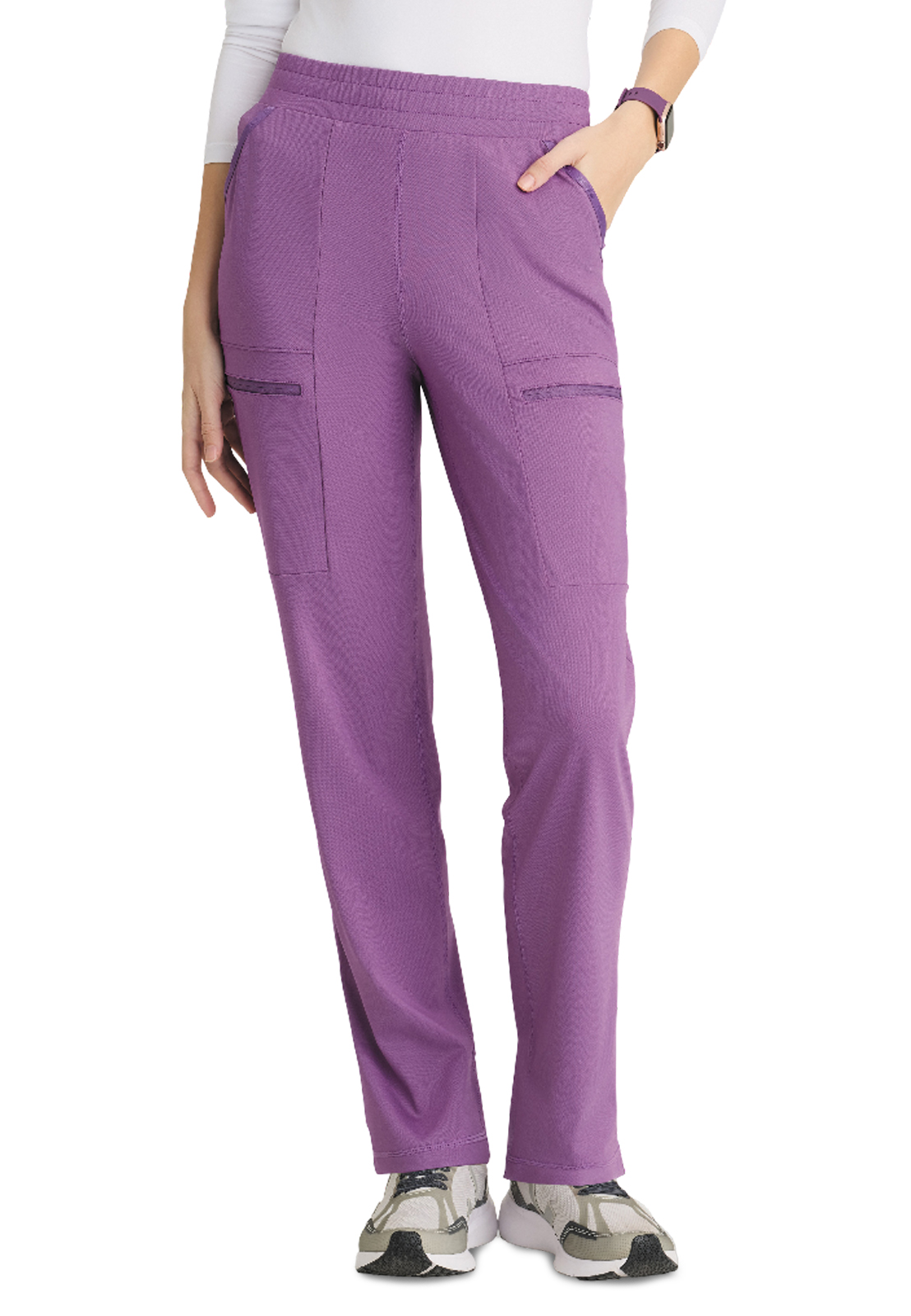 Grey's Anatomy Knit Stretch - Women's Six-Pocket Momentum Scrub Pant 10