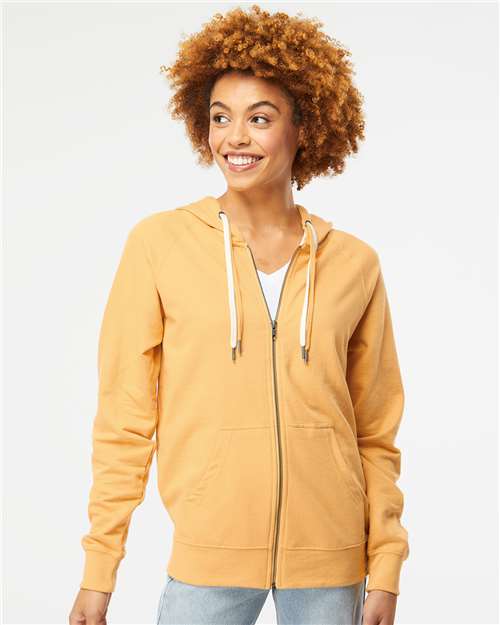Unisex Icon Lightweight Loopback Terry Full-Zip Hooded Sweatshirt - SS1000Z 38