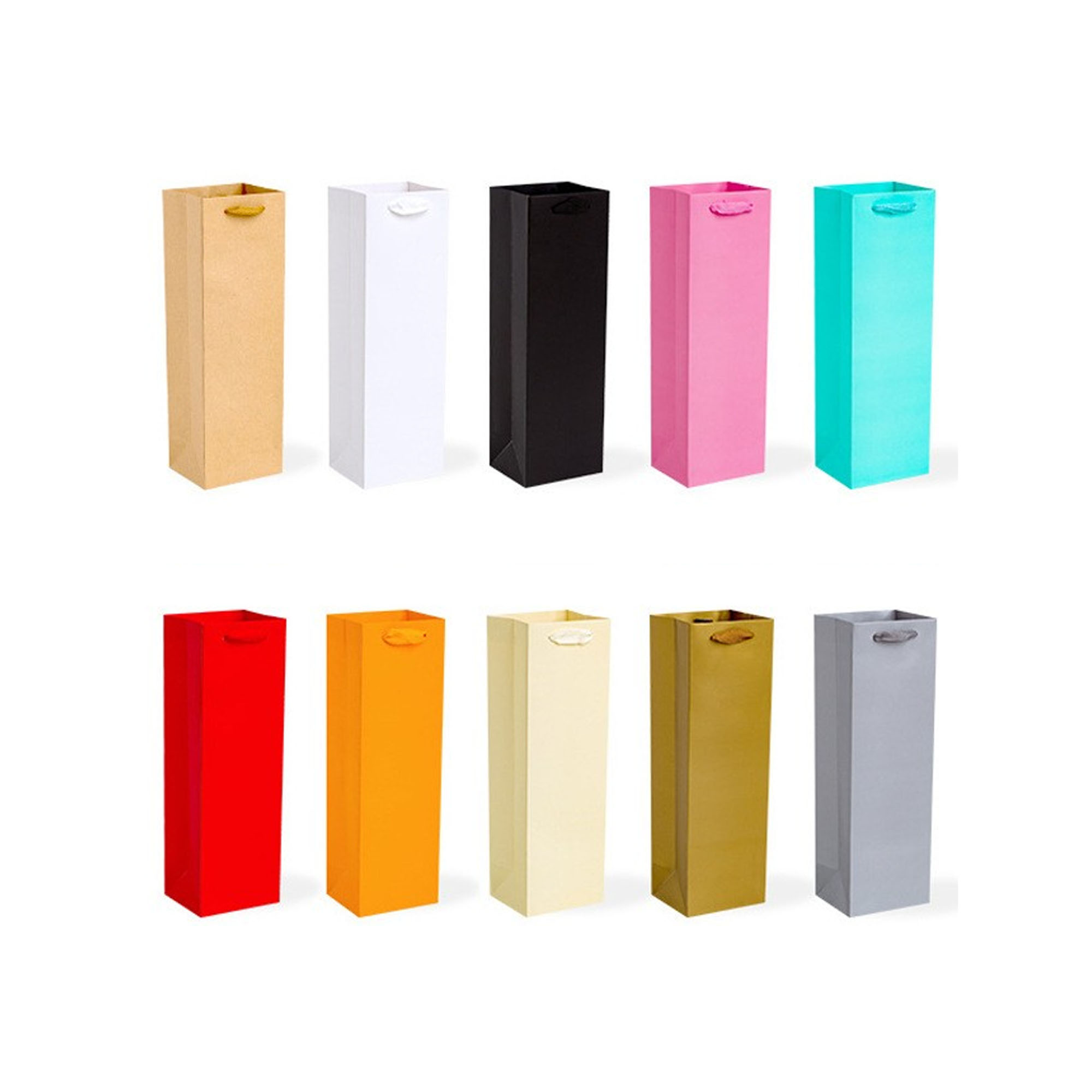 MOQ 25 pcs Premium Paper Wine Carrier Bag 3