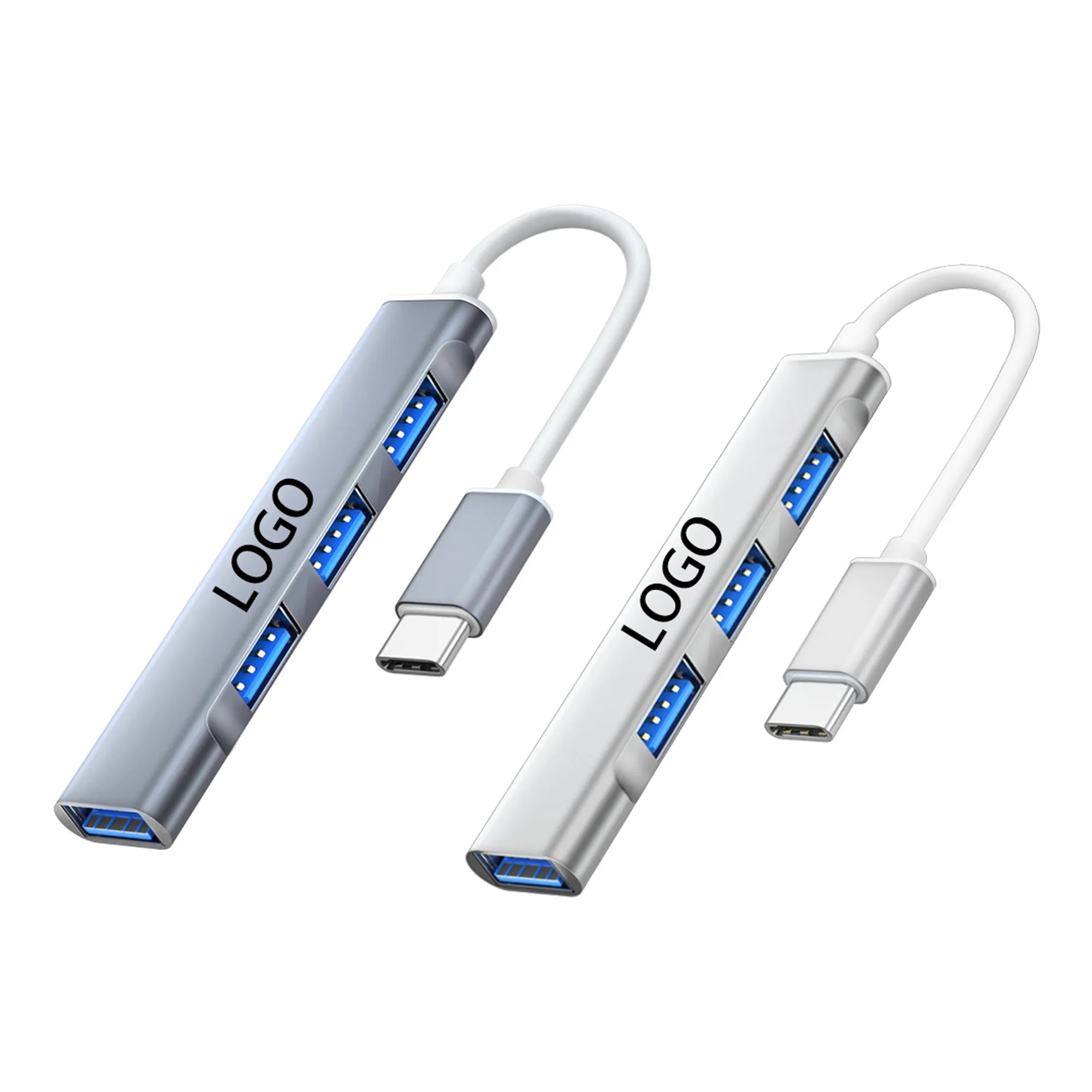 4-in-1 USB C Hub Adapter MOQ 100PCS 2