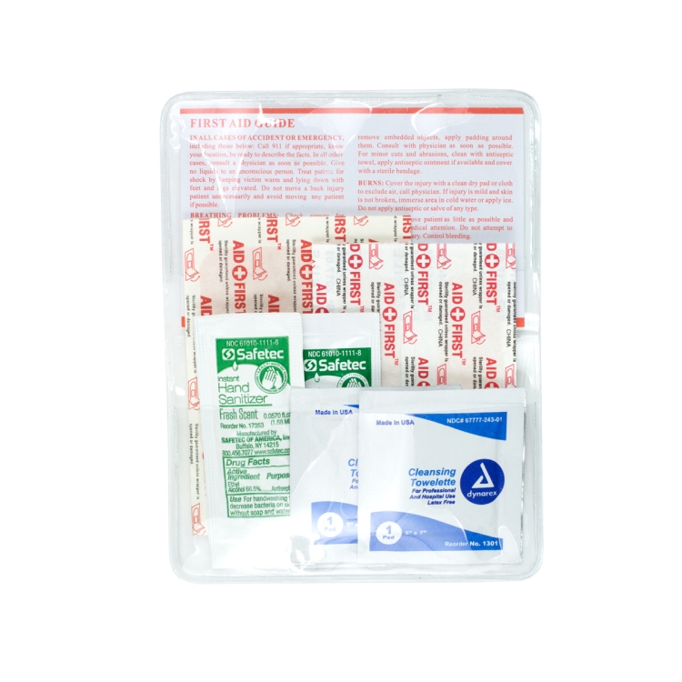 "MESS-NO-MORE XL" 10 Piece Stay Clean First Aid Kit 14