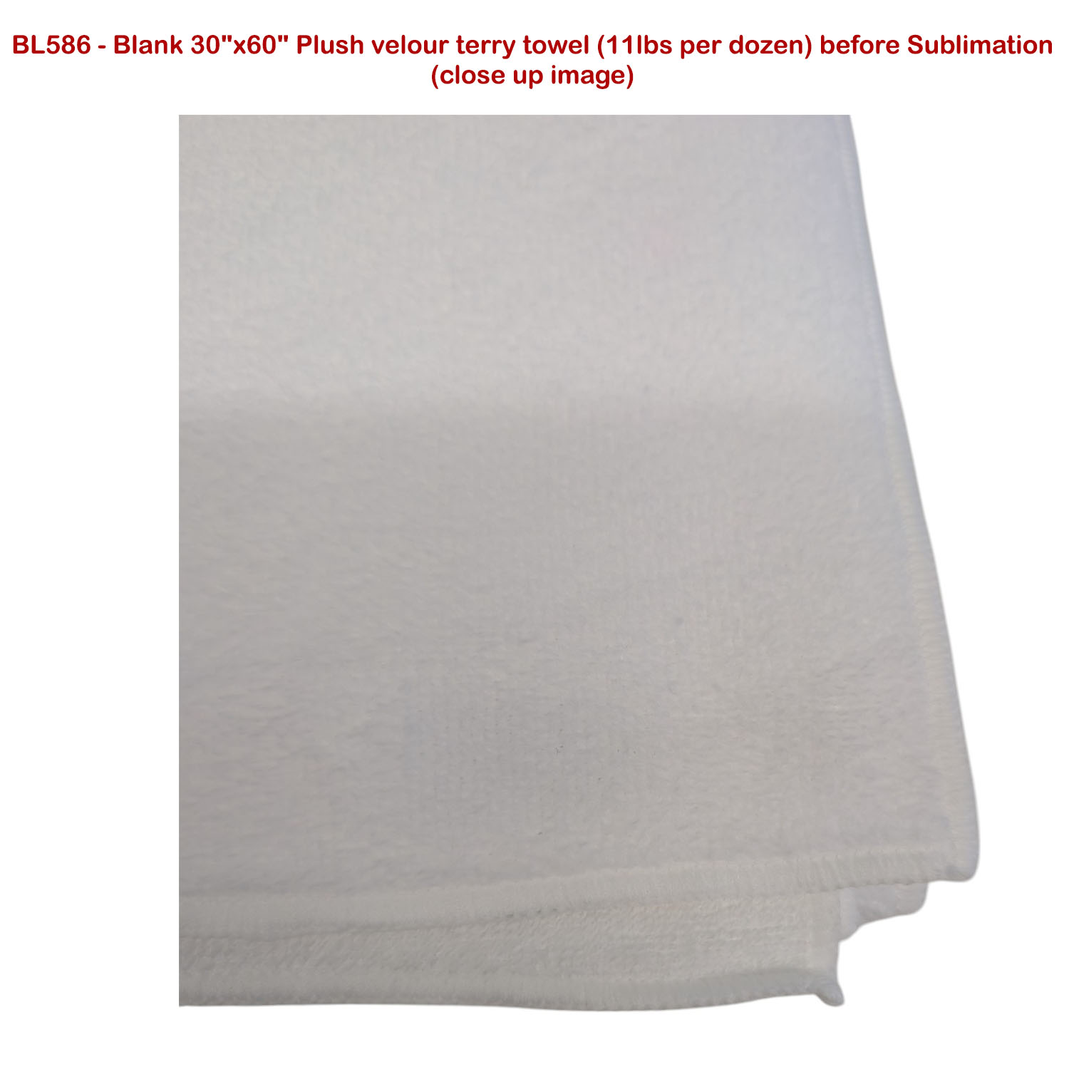 72 Hr Fast Ship - Oversized Golf Towel in Soft Velour Terry, 30x60, with Black Hook, Sublimated 5