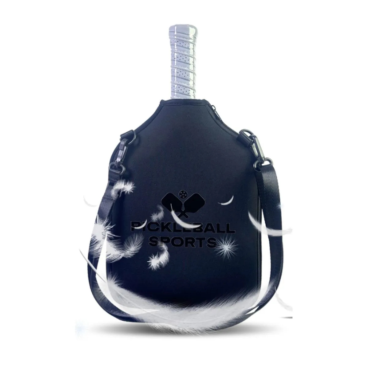 Neoprene Pickleball Paddle Cover With Shoulder Strap 4