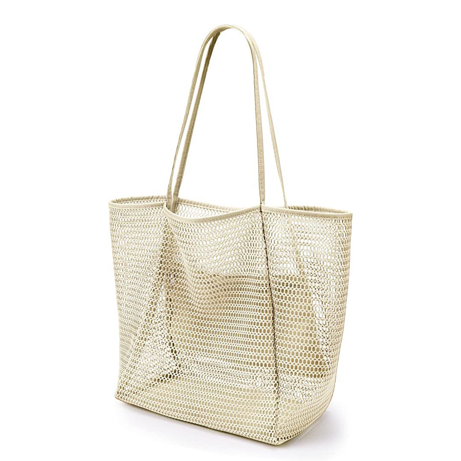 Polyester Casual Beach Mesh Tote Bag 4