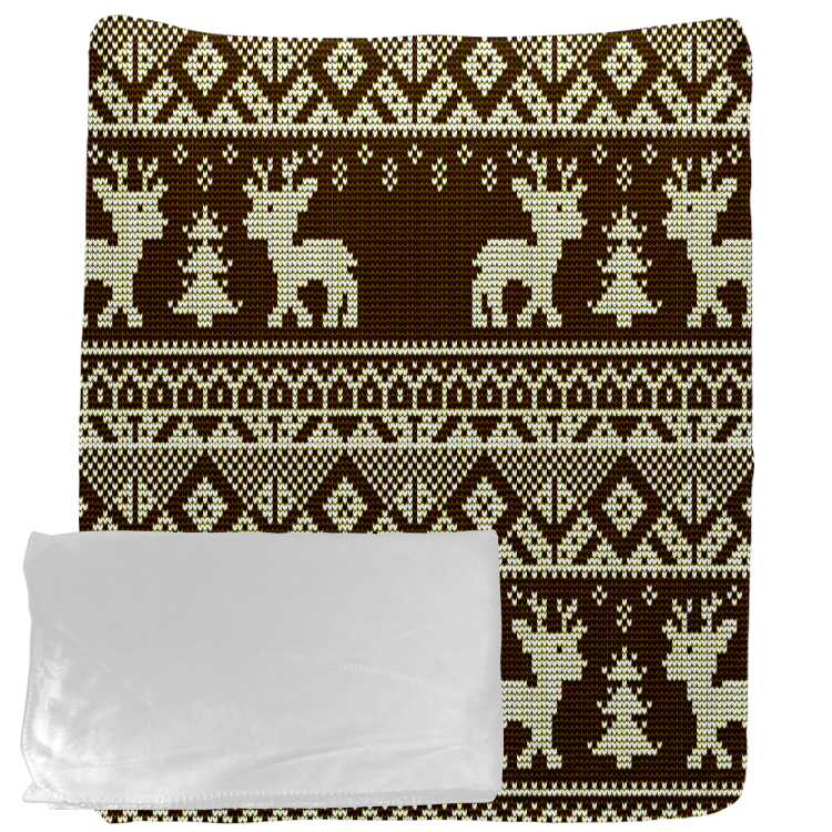 Micro-Mink/Sherpa Plush Full Color Blanket 5