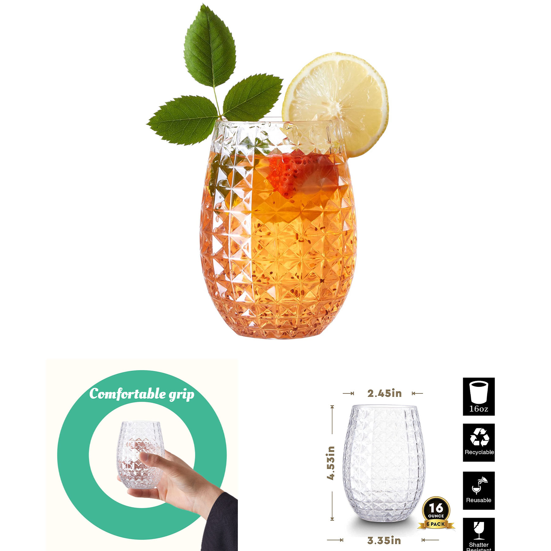 Plastic Wine Glasses 2