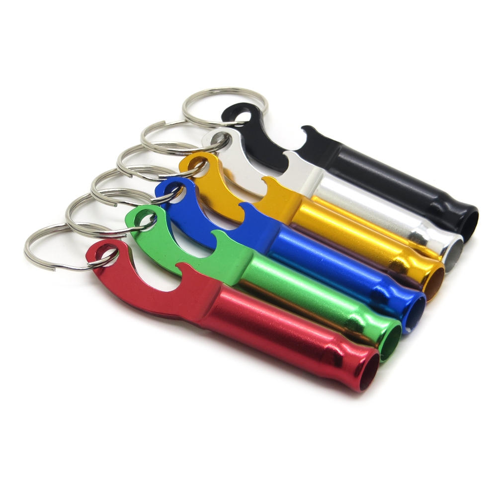 Aluminum Whistle With Keychain 3