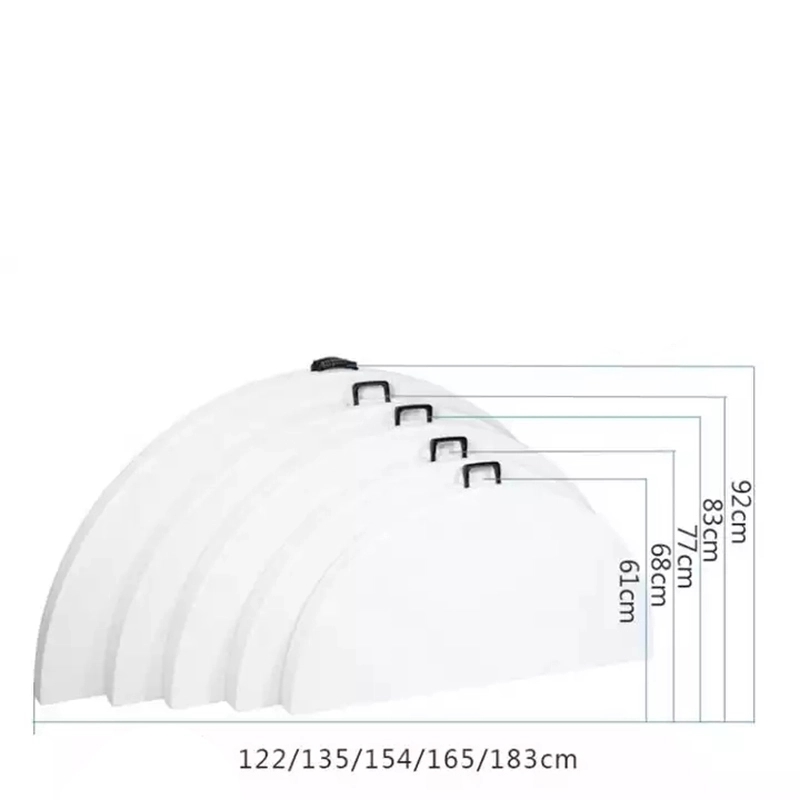 People Round Banquet Hdpe Plastic Folding Dining Table 5