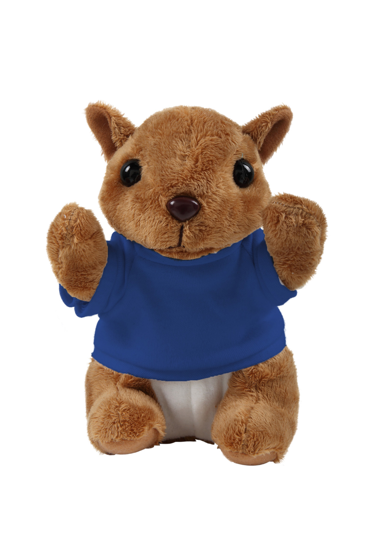 Soft Plush Sitting Squirrel with T-shirt 1