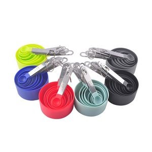 4 In 1 Measuring Cup With Steel Handle And Engraved Measurement Marks 5