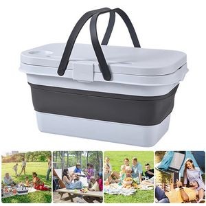 Folding Picnic Basket Multifunctional Bucket 2