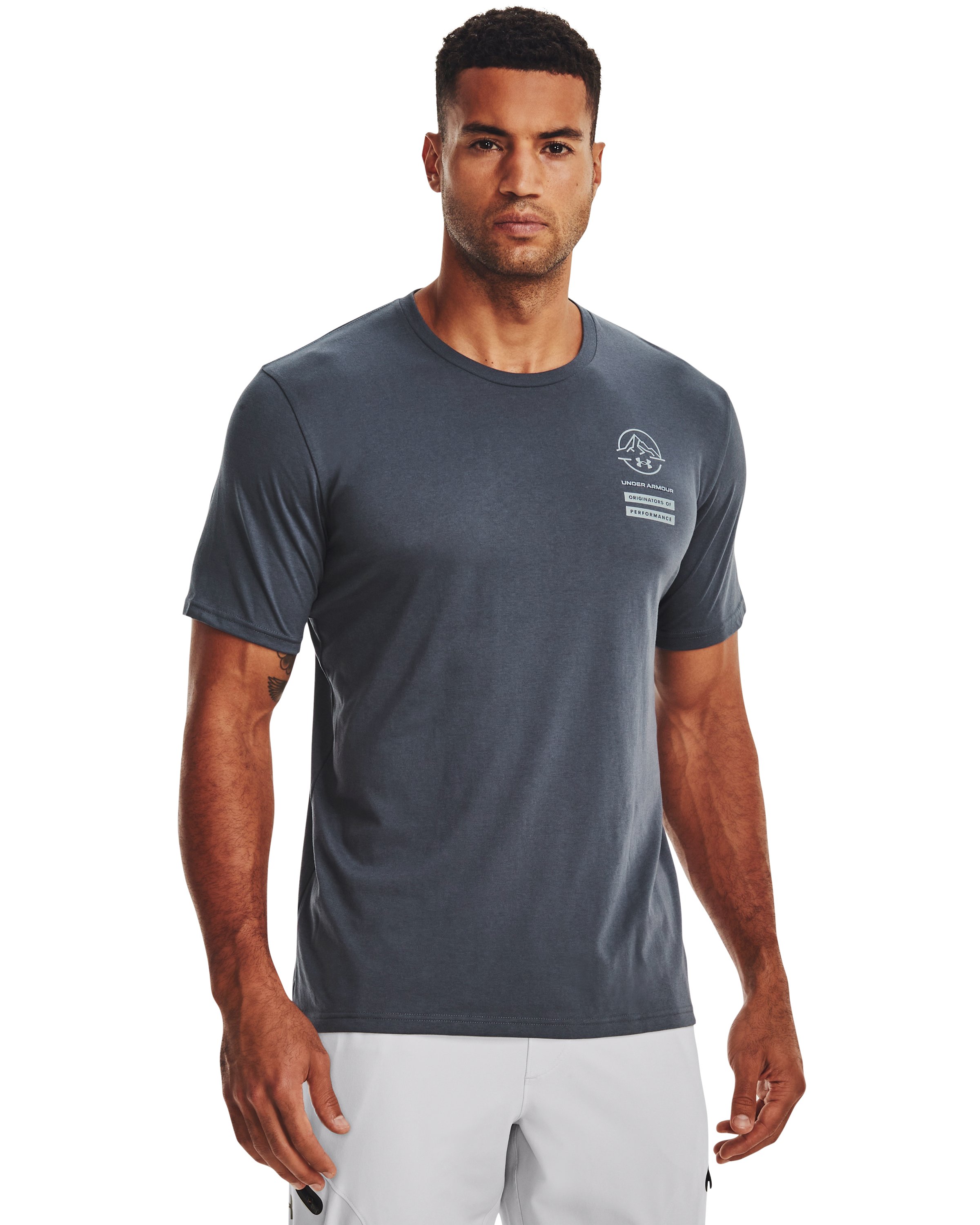 UA Mountain Camo Lockup Men's Short Sleeve 6