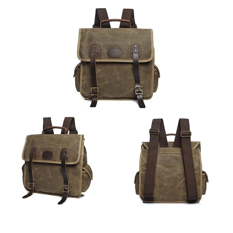 Vintage Canvas Rucksack 2