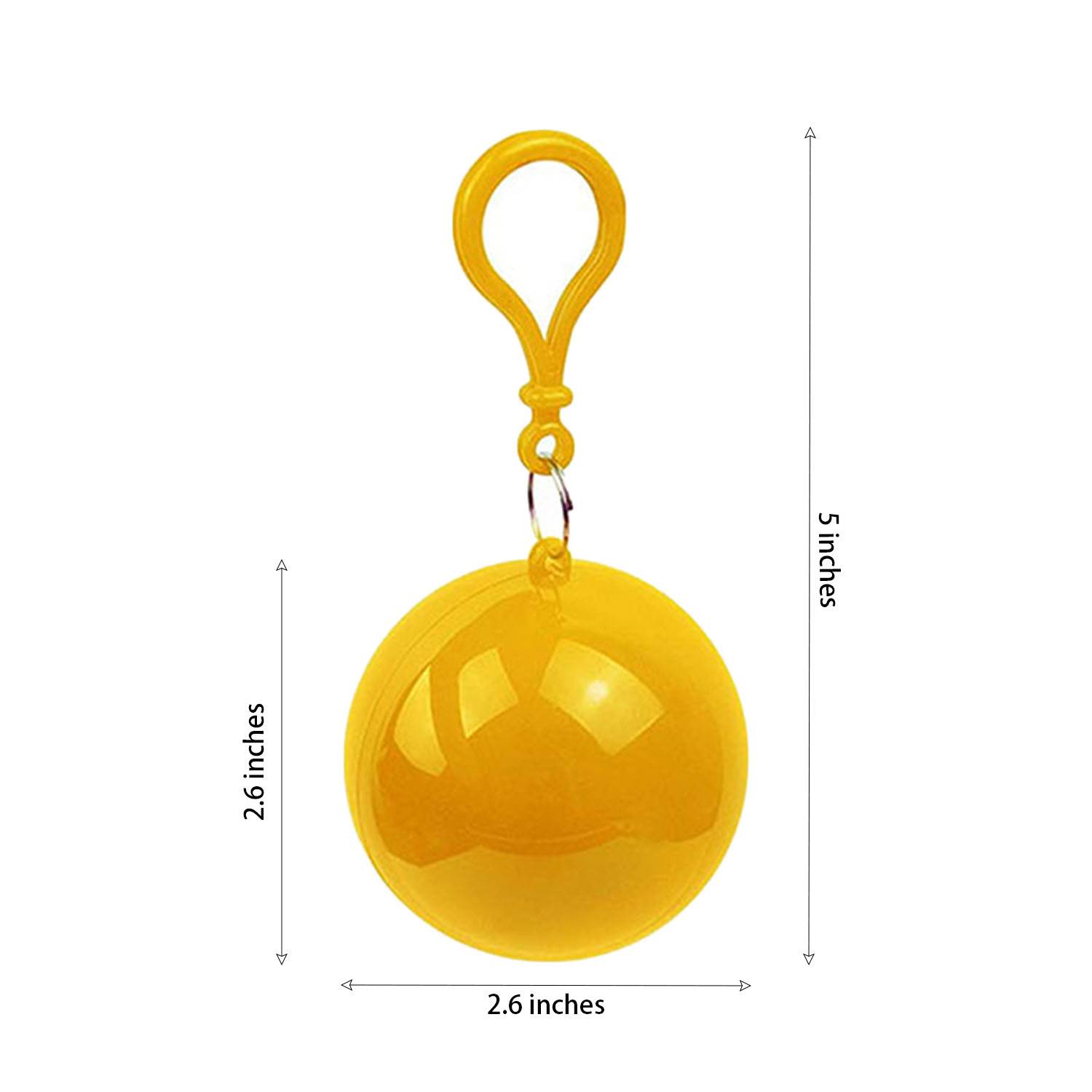 Portable Disposable Emergency Raincoats in A Ball 4