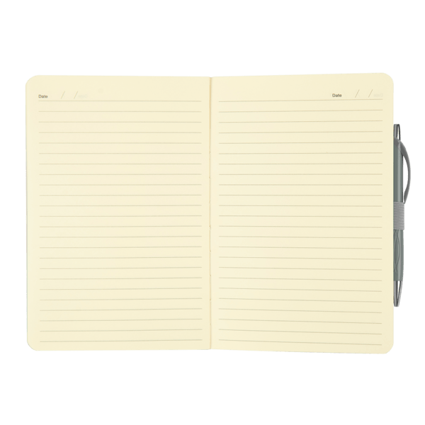Crosshatch PU Notebook With Pen 29