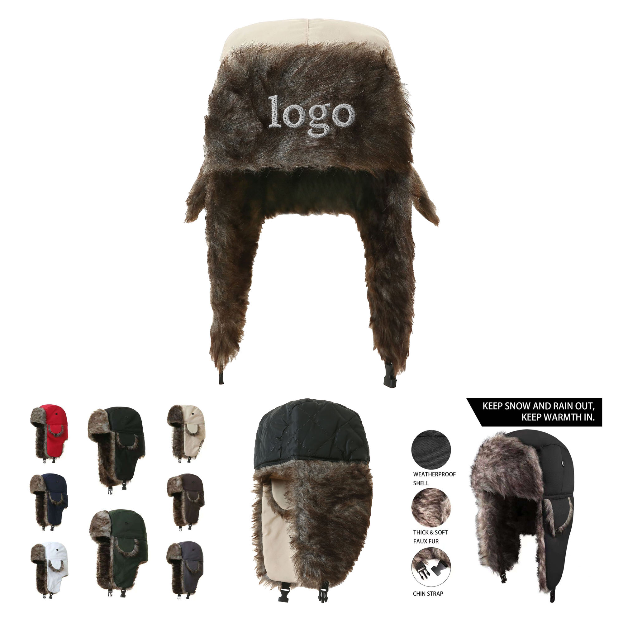 MOQ 20 pcs Winter Aviator Hat 4