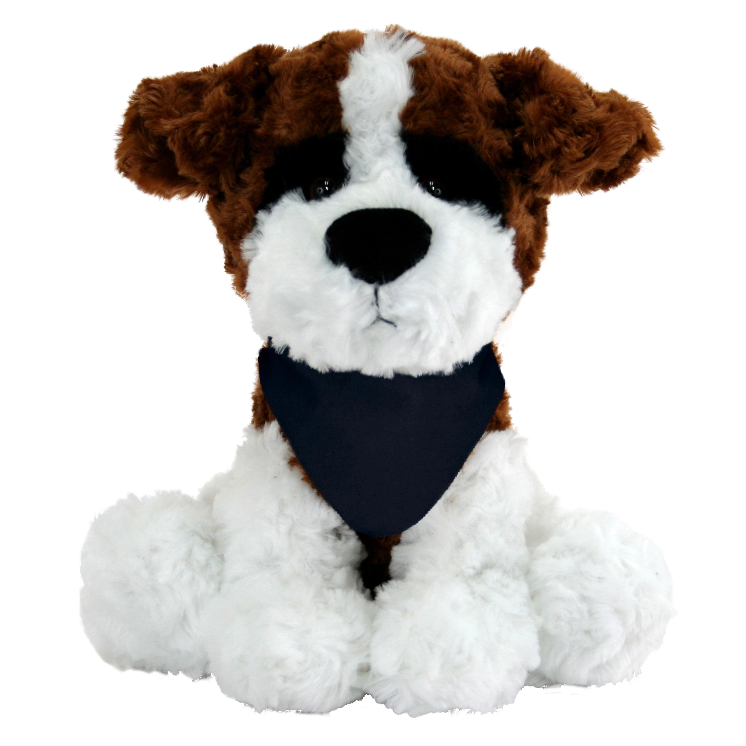 10" Large Sitting Dog - Brown & White 8