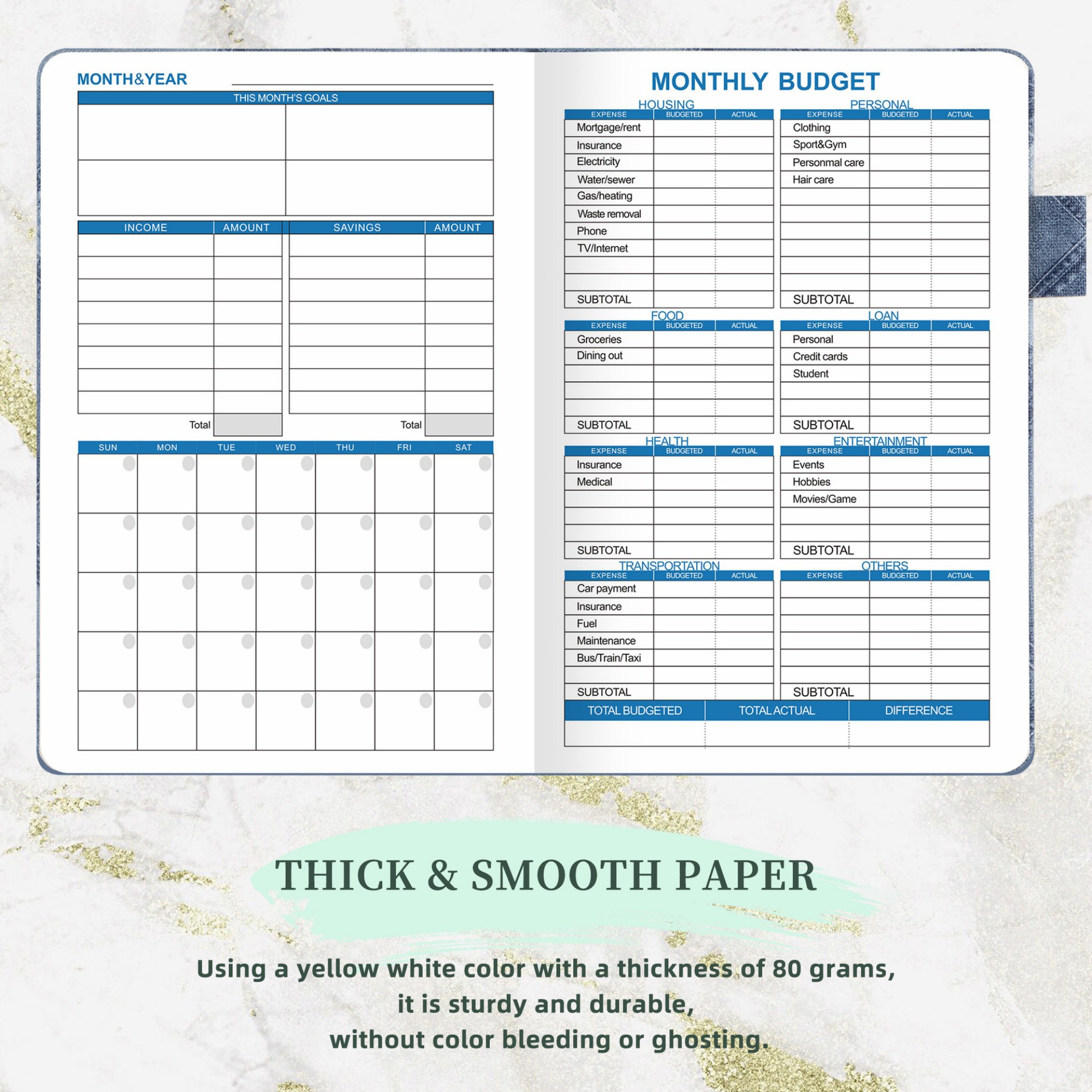 A5 Non-dated Daily Planner 3