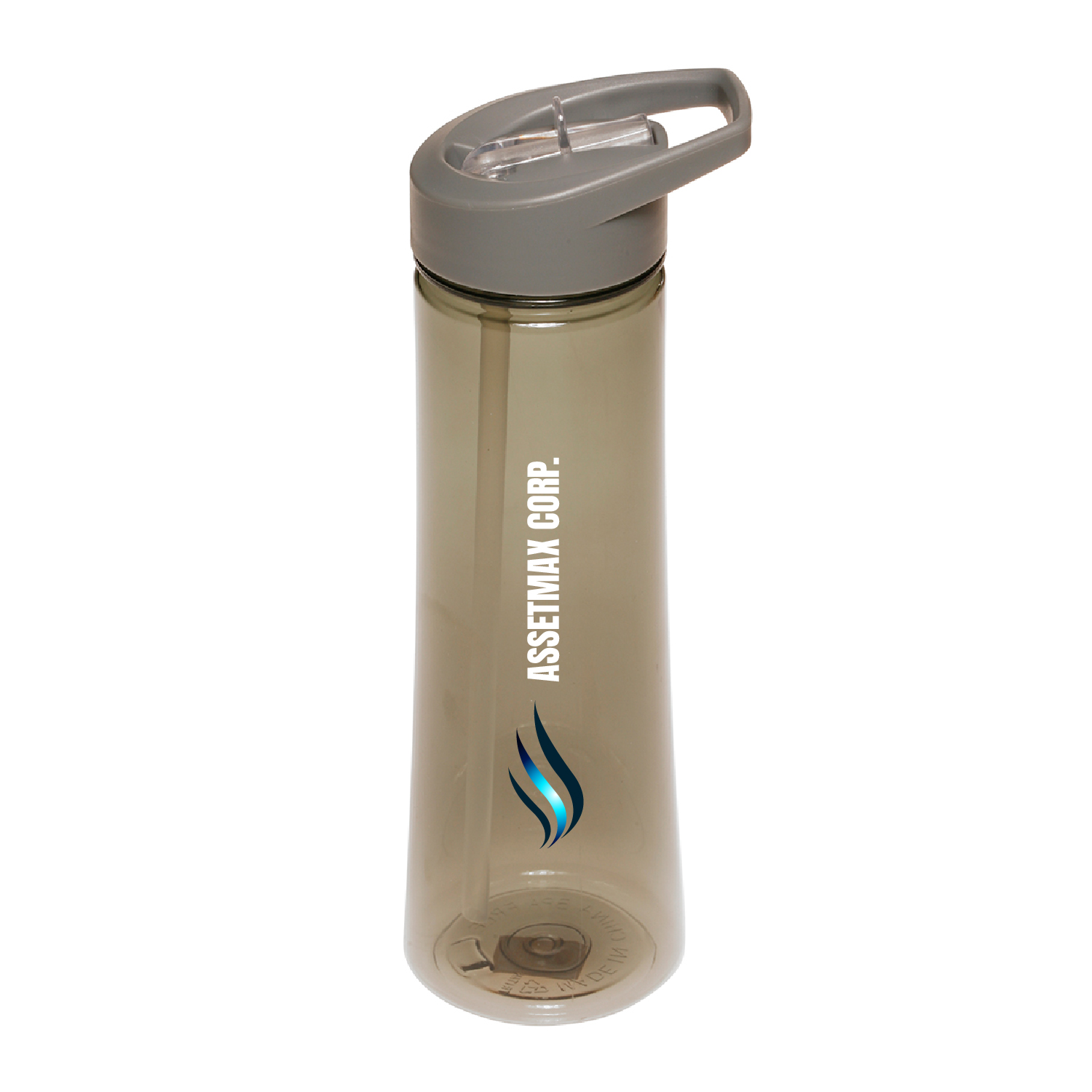 22 oz. Aqua Plastic Sports Water Bottle (Full Color Imprint) 6