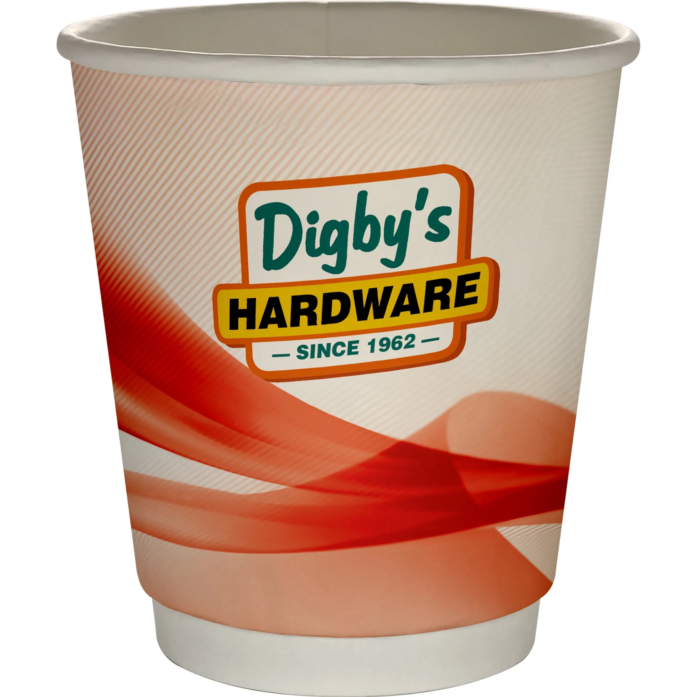 10 oz Full Color Groovy Insulated Paper Cup 3