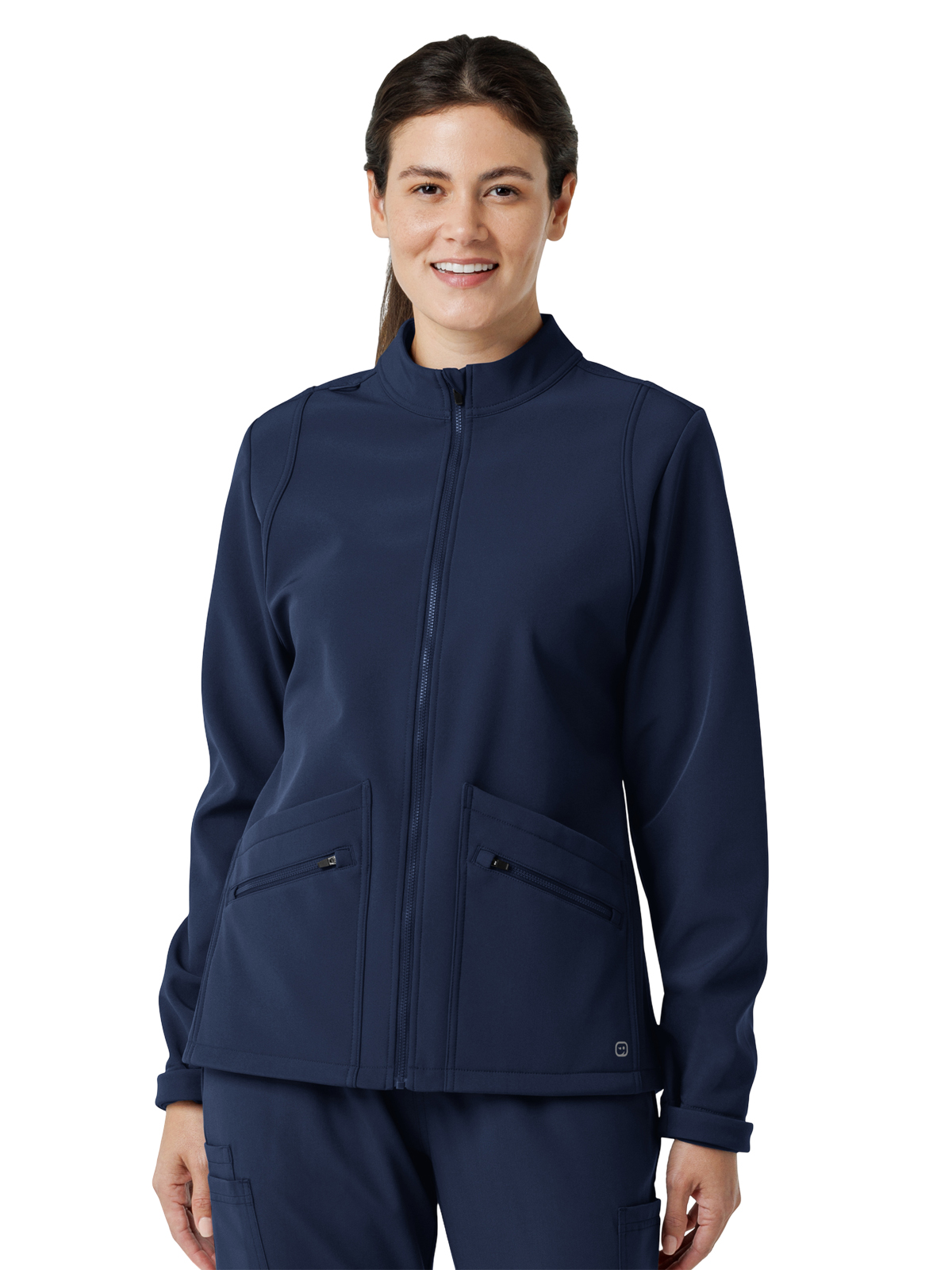 Wink- Layers - Women's Four-Pocket Soft Shell Scrub Jacket 2