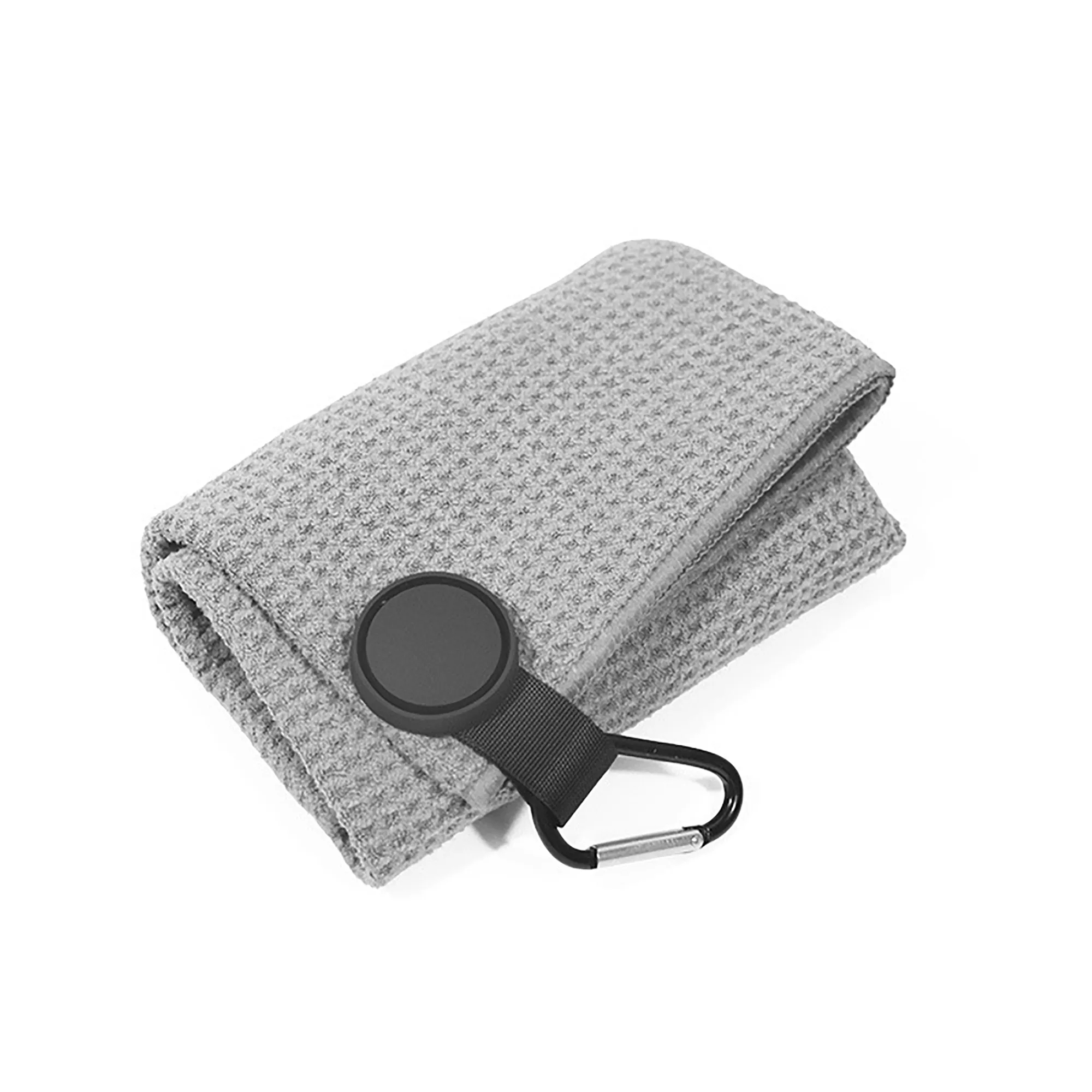Round Microfiber Golf Towel with Strong Magnet 3