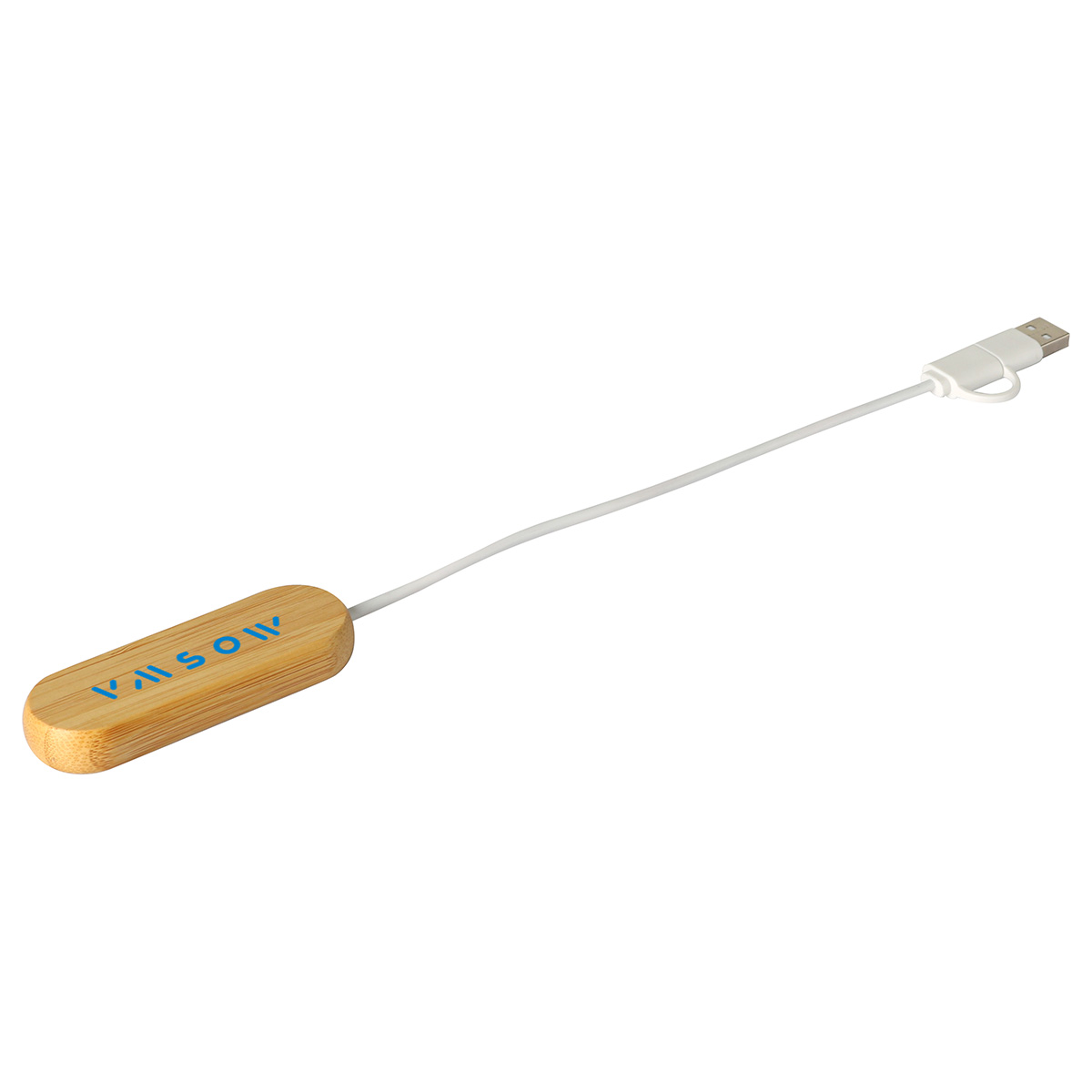 Bamboo Dual Port USB & Type-C Hub 8