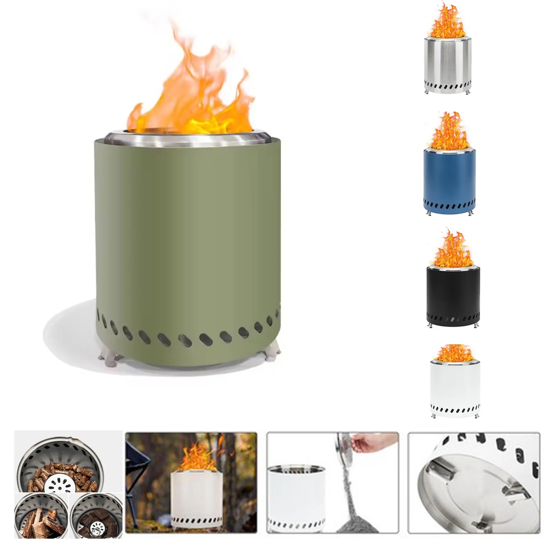 7.2" x 5.1" Mesa Stove Tabletop Fire Pit 3
