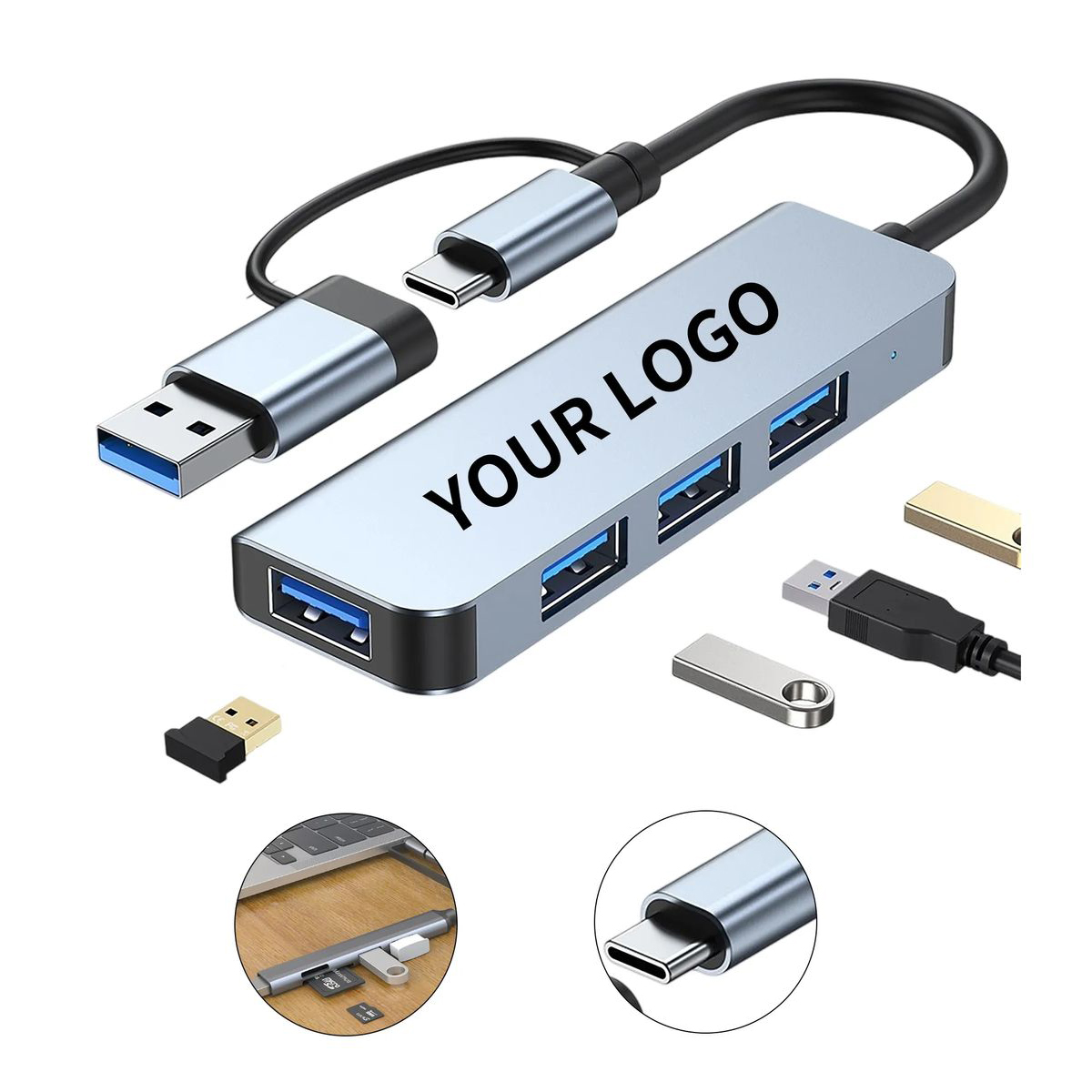 High Speed USB Hub Multi Port Adapter 3
