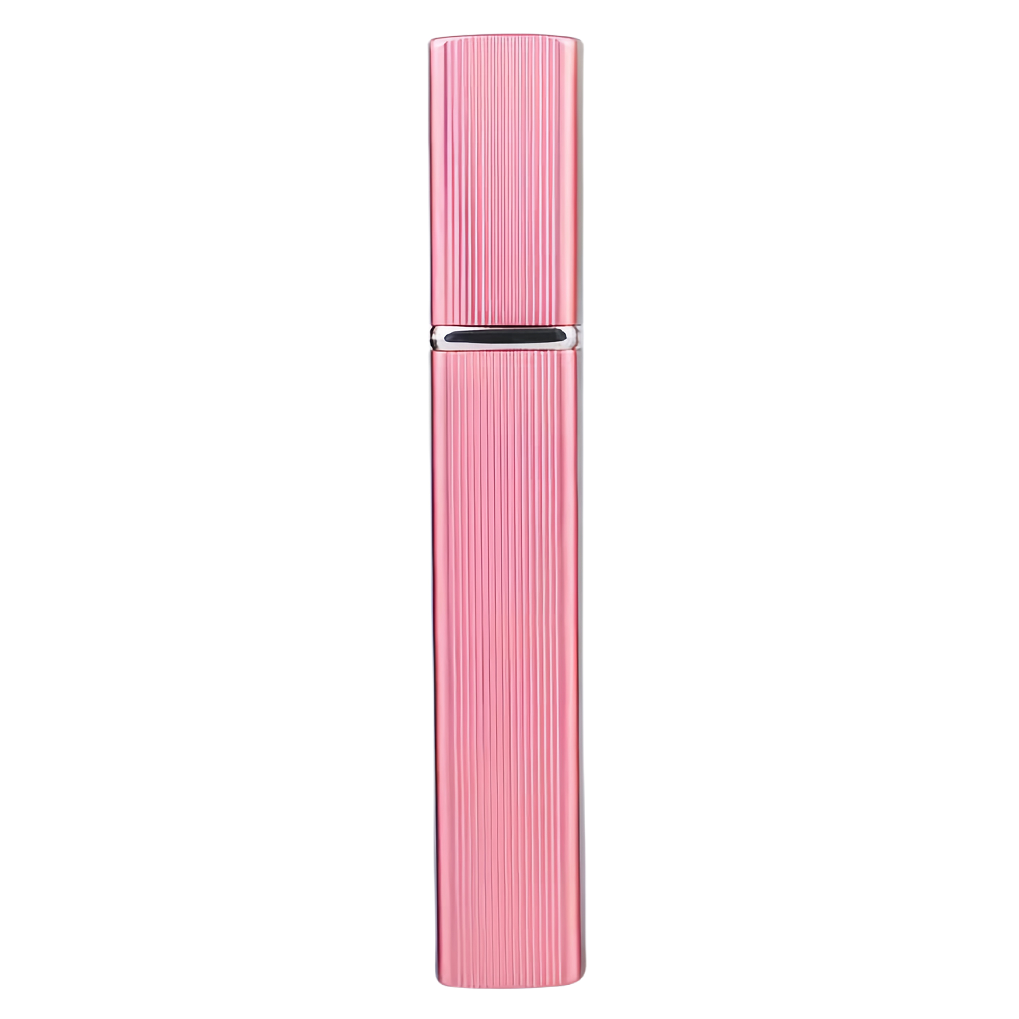 12ml Rectangular Striped Aluminum Perfume Bottle with Spray Pump 1