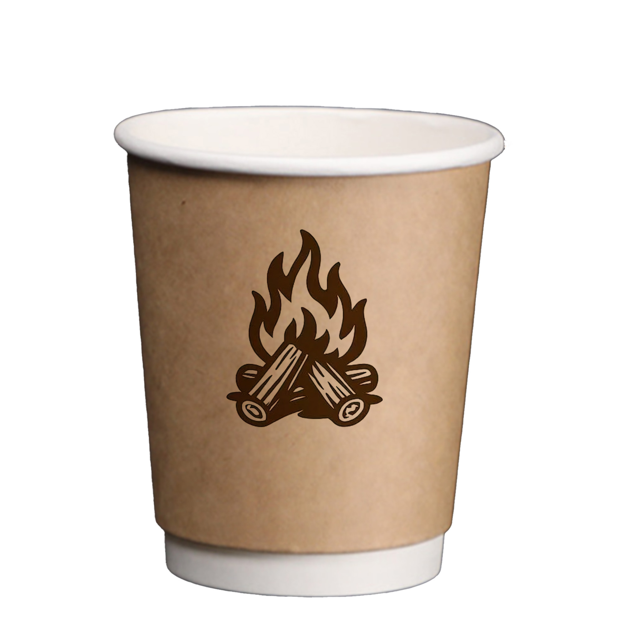 Thicked Disposable Kraft Paper Cups 8oz 4