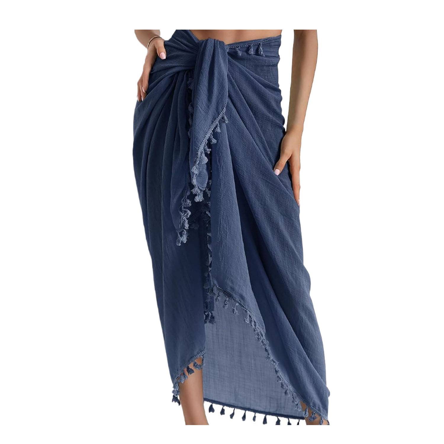 Women's Swimwear Beach Sarong Cover Up w/ Tassel 9