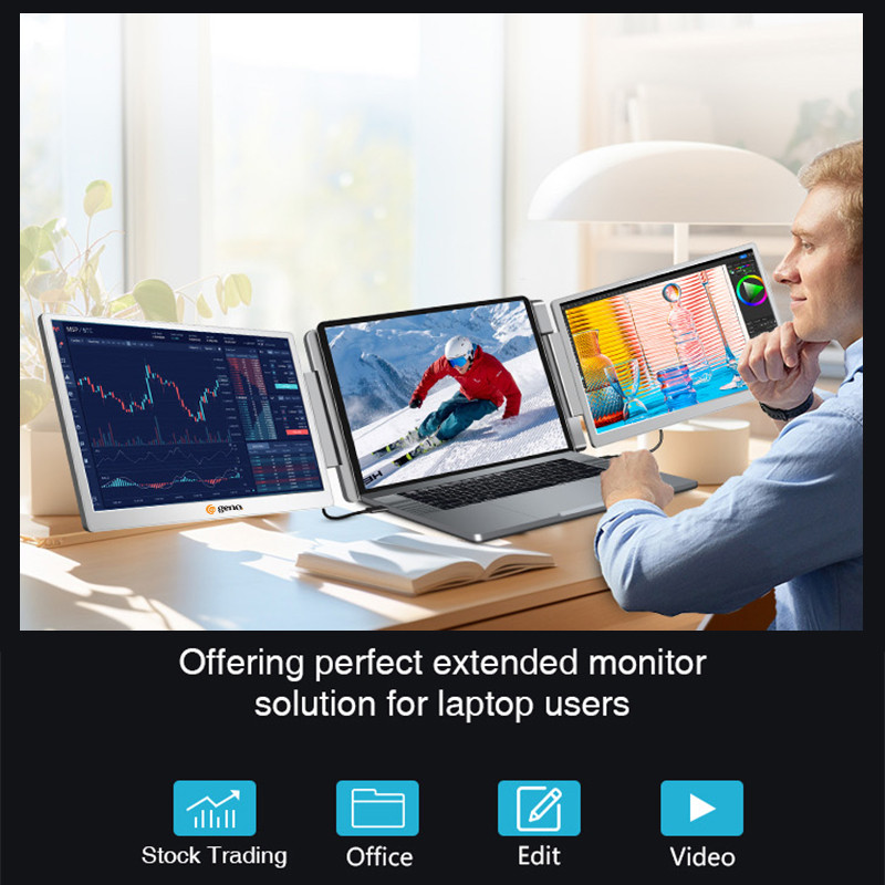 Laptop Trio Monitor Extender 19