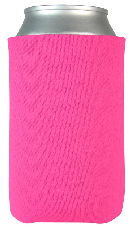 FoamZone USA Made Collapsible Can Cooler with Bottom Imprint