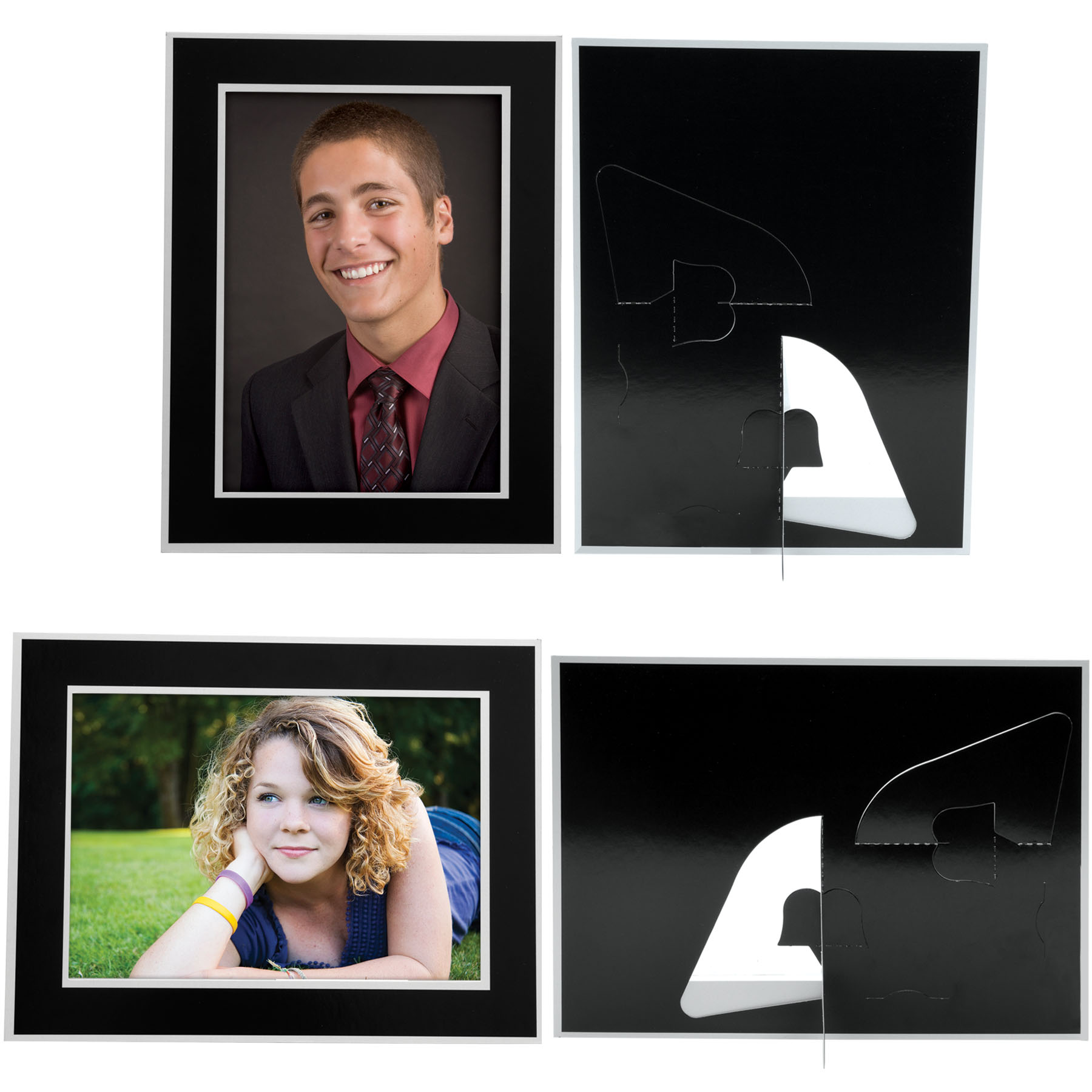 5 x 7 Plain Easel Cardboard Picture Frame 2